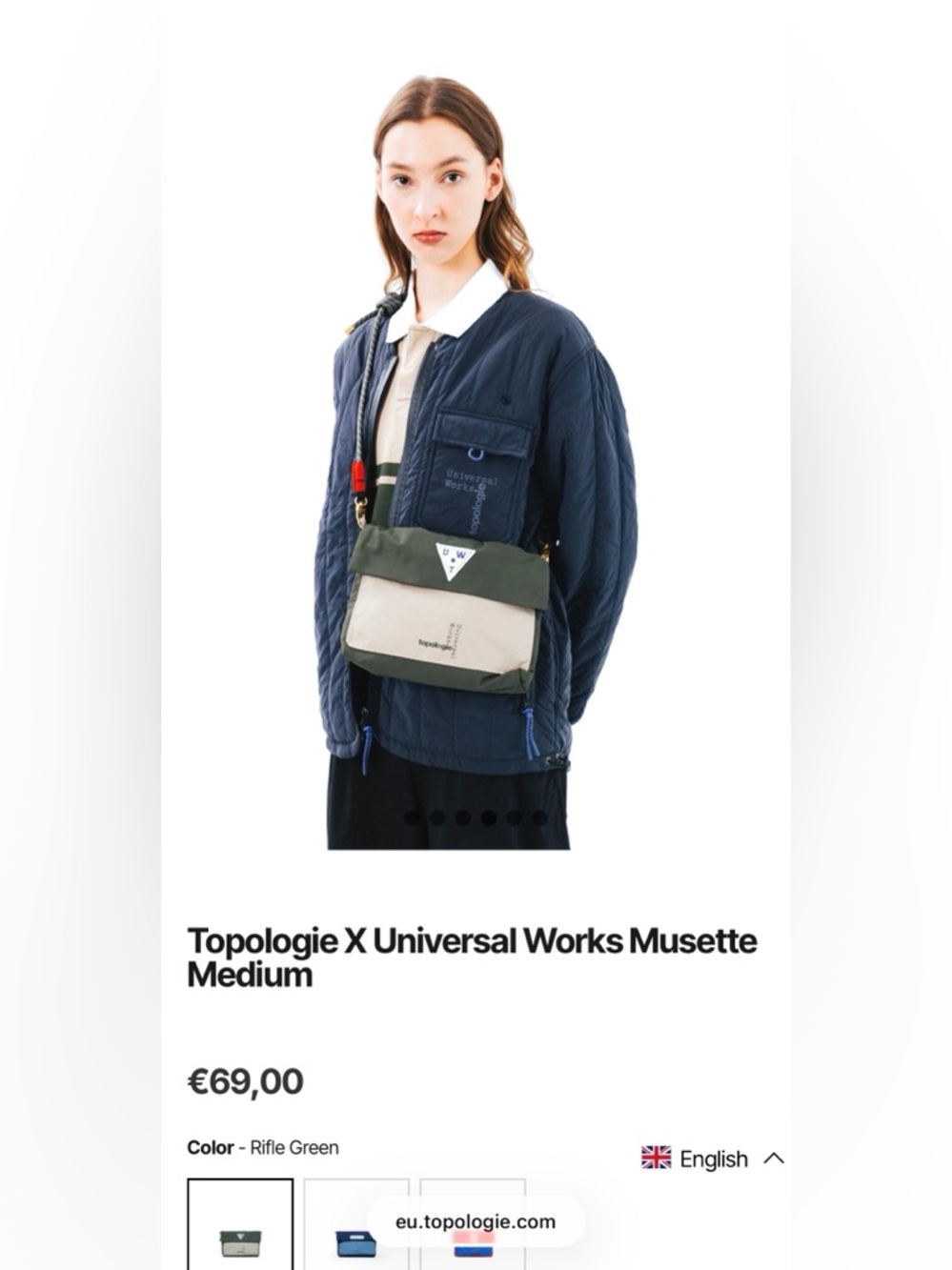 Topologie X Universal Works Musette + 8.00mm Rope